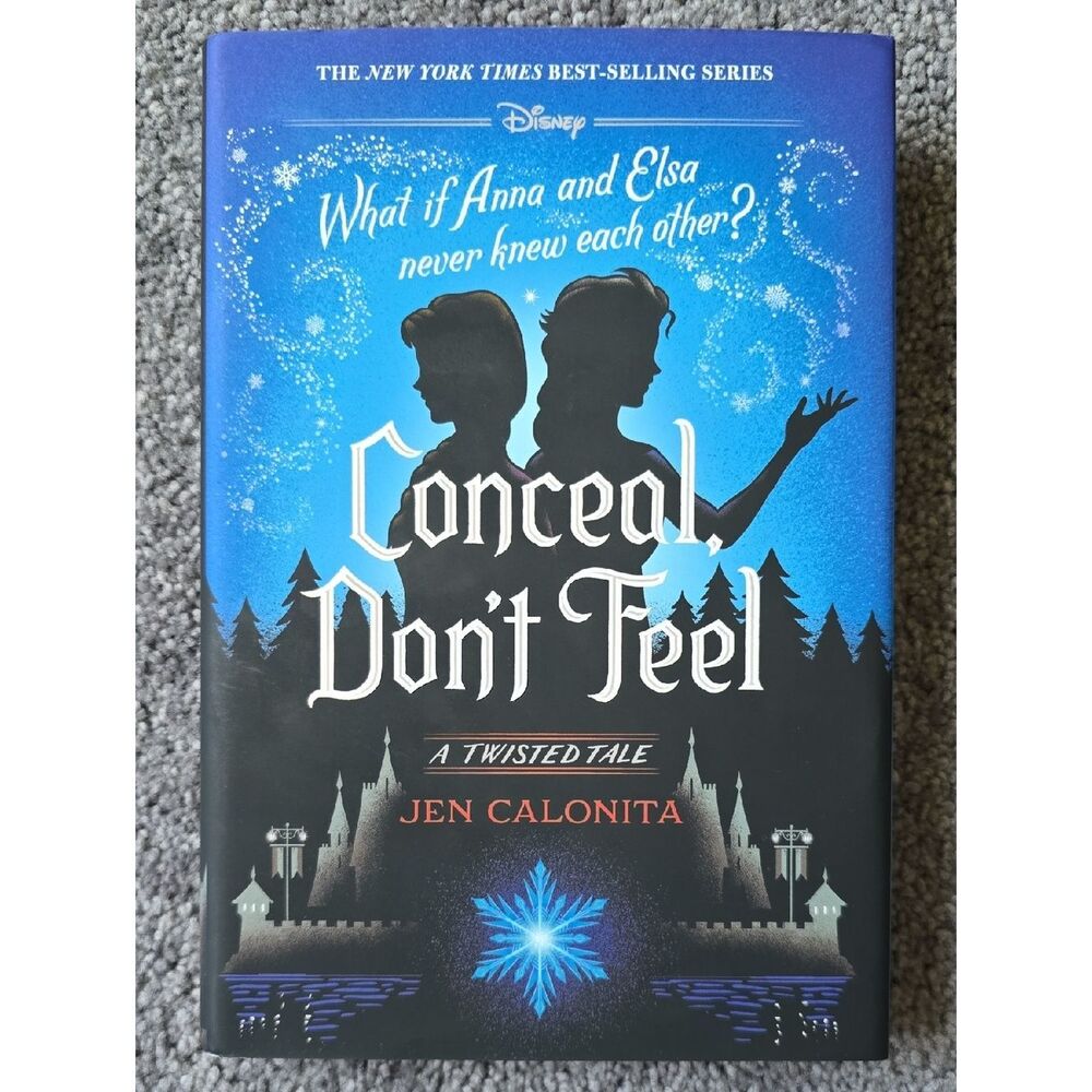 Disney Conceal, Don't Feel Hardcover - Blue & Black